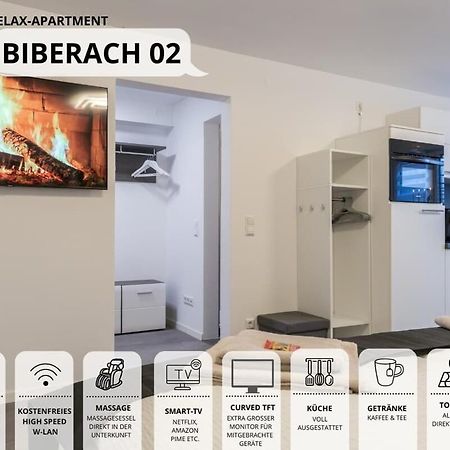 Relaxapartment 2 Massagesessel Smarttv Kueche Biberach an der Riss Luaran gambar